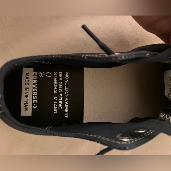 Converse Fragment Design x Moncler x Chuck 70 Low 'Insignia Blue' - Picture 6 of 8
